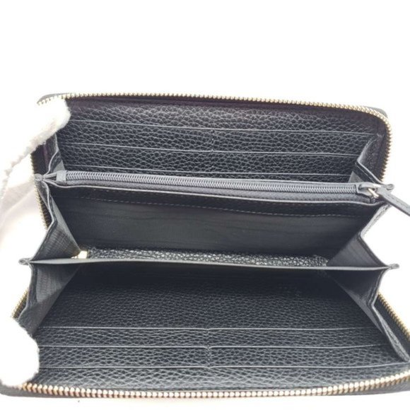Authentic Gucci GG Black Zippy Wallet New - Picture 12 of 16